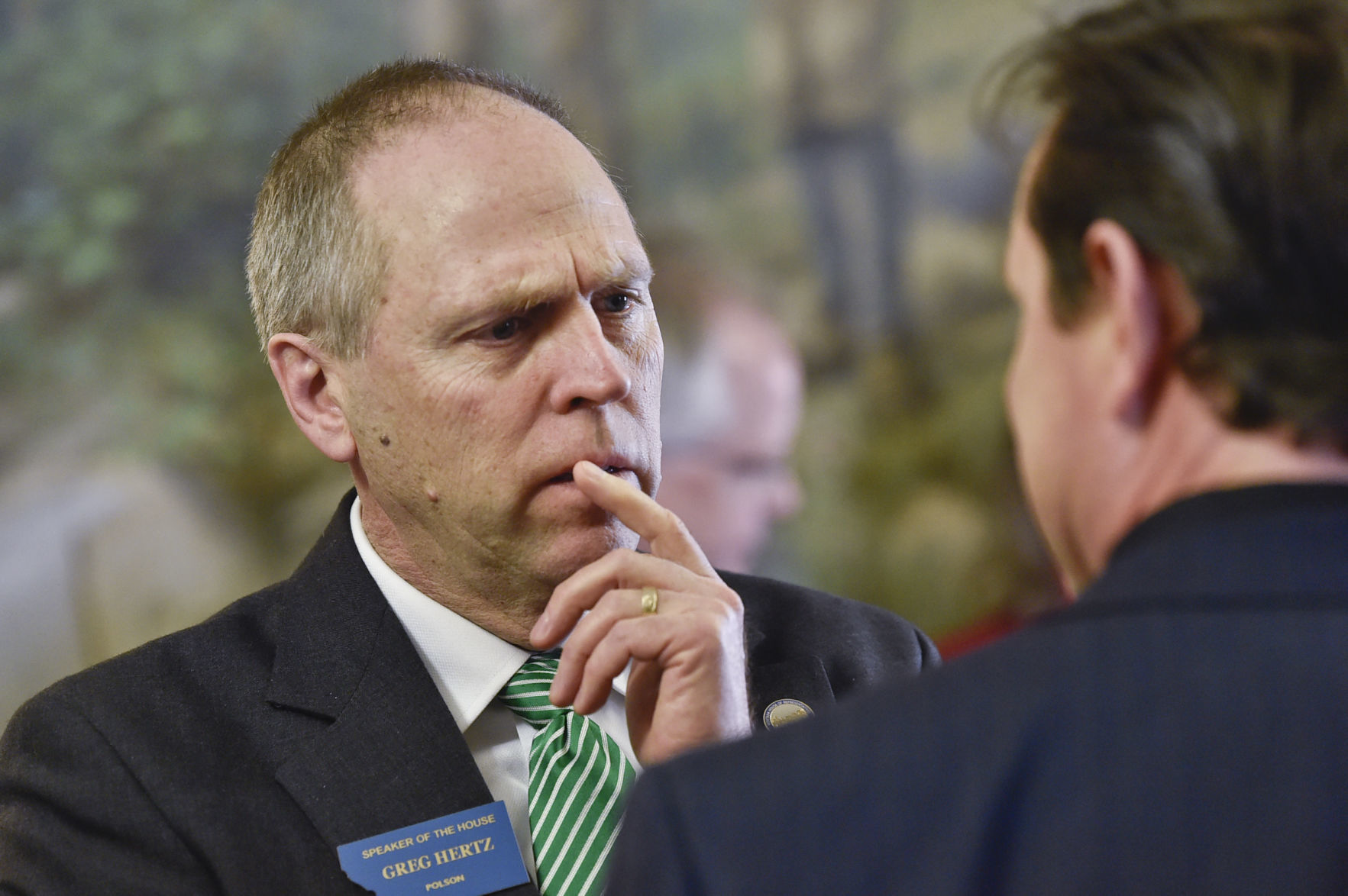 Speaker of the House Greg Hertz, R-Polson,